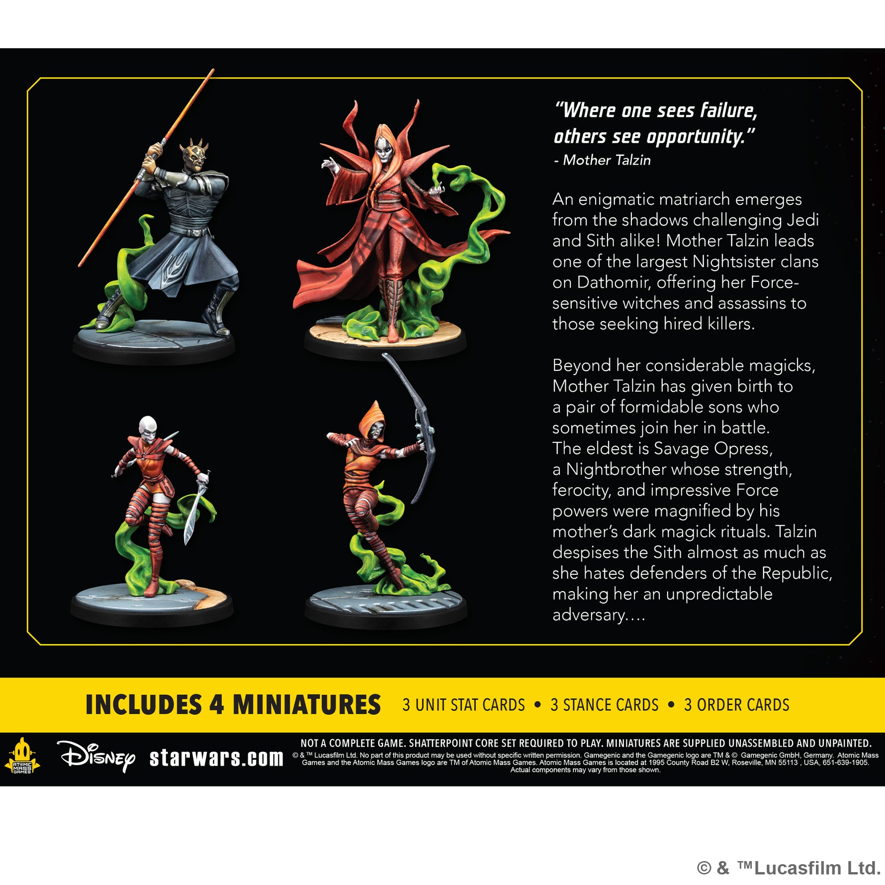 Star Wars : Shatterpoint - Witches of Dathomir Squad Pack